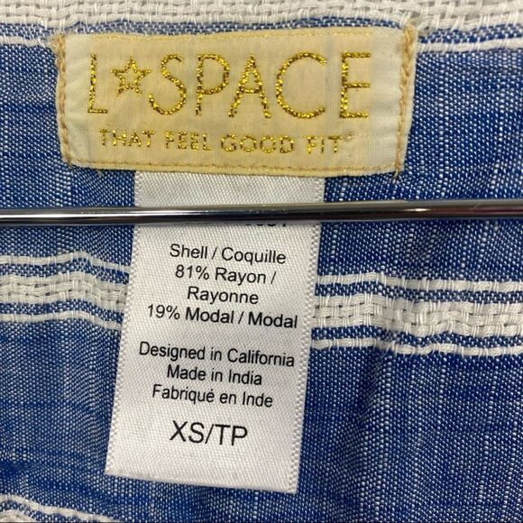 Lspace Jada Top In Poolside Stripe - Picture 4 of 6